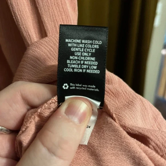 Torrid 2 Dusty Rose/Pink Ruffled Midi Dress - Picture 5 of 5